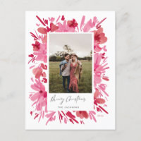 Fröhlich abstraktes Blumendesign Weihnachtsfeierta