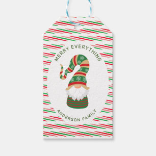 Fröhlich alles gnome Familienurlaub Geschenkanhänger
