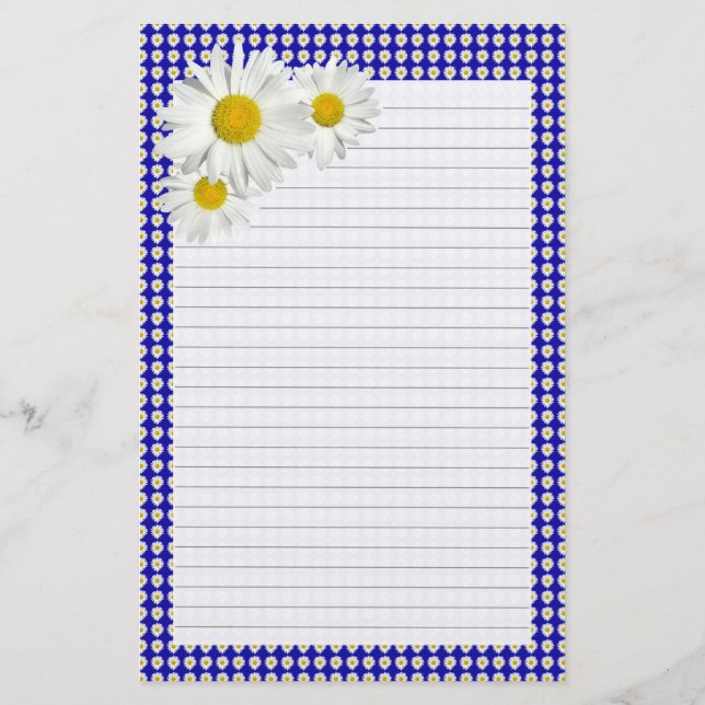 fröhlich Daisy Lined Personal Stationary (Rückseite)