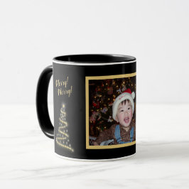 Fröhlich! Fröhlich! ~ Goldweihnachtsbaum ~ Familiä Tasse