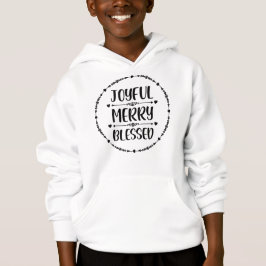 Fröhlich gesegnet, Weihnachtsjungen Hoodie