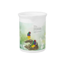 fröhlich handbemalt, bedroht Gouldian Finch