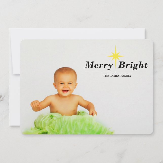 fröhlich hell feiertagskarte (Vorderseite)