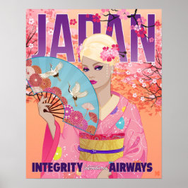 Fröhlich in Japan Klein Poster