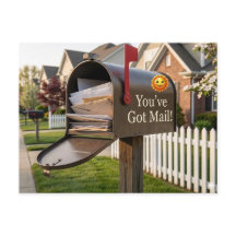 Fröhlich-Sonnenschein-Sie-Haben-Post-Postkarte