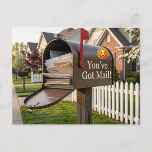 Fröhlich-Sonnenschein-Sie-Haben-Post-Postkarte Postkarte