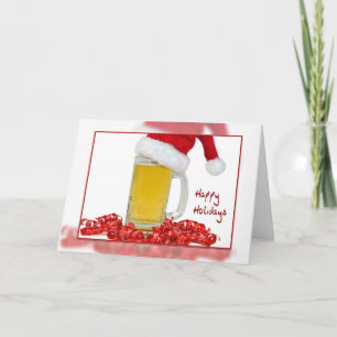 fröhlich und hell feiertagskarte