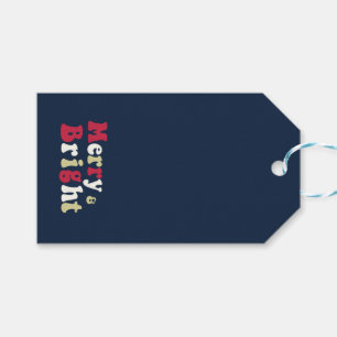 Fröhlich und hell modern blau rot geschenkanhänger