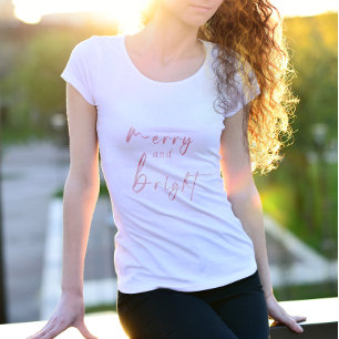 fröhlich und hell Weiße Weihnachten von Frauen T-Shirt