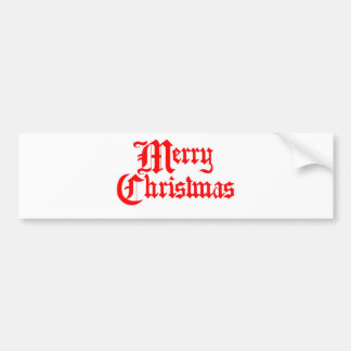 Fröhlich-Weihnachten Autoaufkleber