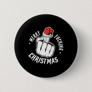 Fröhlich Weihnachten unpassende Männer Erwachsener Button