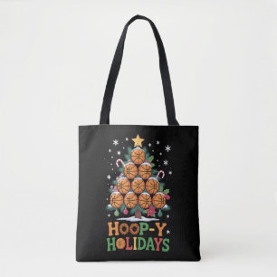 Fröhliche Basketball-Weihnachtsferien Sport Tasche