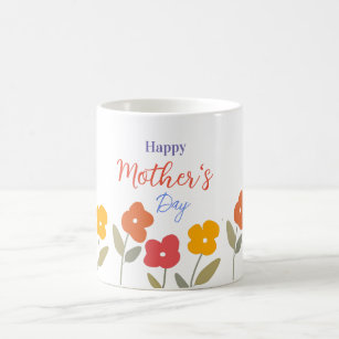 Fröhliche Blüten am Muttertag Kaffeetasse