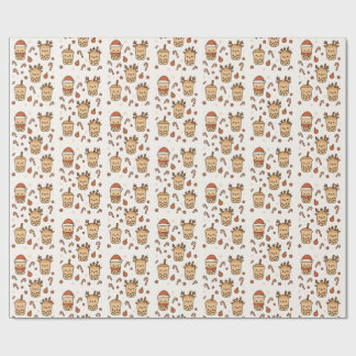 Fröhliche Bobazeit Geschenkpapier