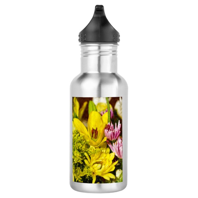 Fröhliche Bouquet Painterly Water Flasche Edelstahlflasche (Rechts)