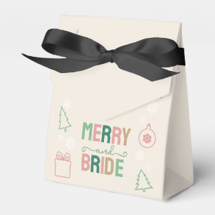 Fröhliche & Braut Weihnachten Brautparty Geschenkschachtel