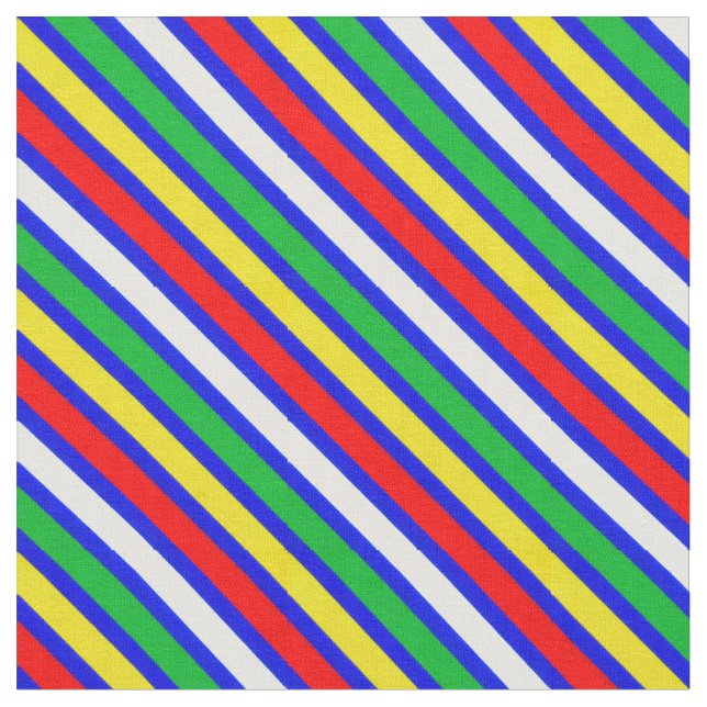 Fröhliche Bunte Streifen Stoff (Nahaufnahme)
