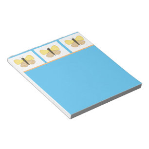 Fröhliche Butterfly Notepad-Erin Brie Art Notepad Notizblock
