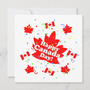 Fröhliche Canada Day Party Einladung