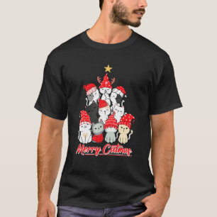 Fröhliche Catmas Weihnachten Hässliche Xmas Katze T-Shirt
