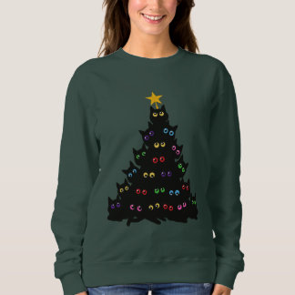 Fröhliche Catmas Weihnachtsgeschenk Meowy Catmas L Sweatshirt