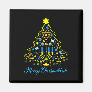 Fröhliche Chrismukkah Frohe Chrismukkah Frohe Weih Magnet