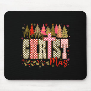 Fröhliche Christ Jesus Weihnachten Feiertag Christ Mousepad