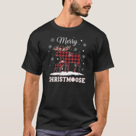 Fröhliche Christmoose, Lustiges Rustikales Weihnac T-Shirt