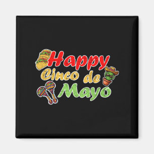 Fröhliche cinco de mayo lustige Mexiko-Feier Magnet