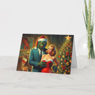 Fröhliche Creepmas-Weihnachtskarte Feiertagskarte
