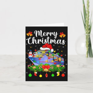 Fröhliche Cruisemas Weihnachtsbeleuchtung Weihnach Karte