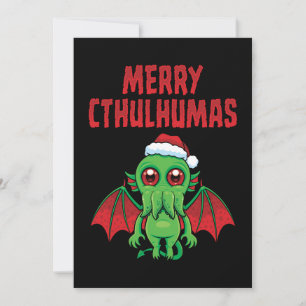 Fröhliche Cthulhmas Grüße Feiertagskarte