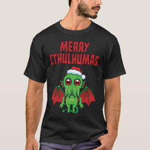 Fröhliche Cthulhmas Grüße T-Shirt