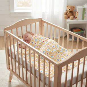 Fröhliche Daisy Ditsy Print Baby Kleinkind Decke