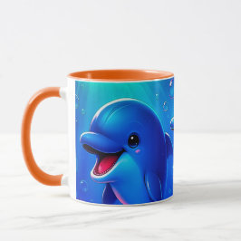 Fröhliche Delfine Tasse