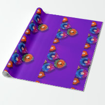 fröhliche Diwali farbenfrohe lila und andere Farbe