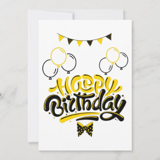 Fröhliche Einladung zum Geburtstag