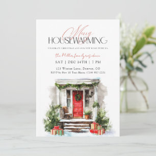 Fröhliche Einweihung Weihnachten Einweihung Einladung