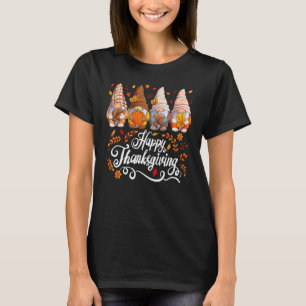 Fröhliche Erntedank-Gnome Herbstsaison Herbst Y'a T-Shirt