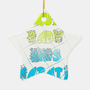 Fröhliche Farben Hakuna Matata Hakunamatata Gesche Keramik Ornament