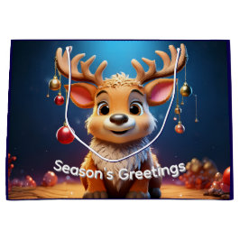 Fröhliche Feiertage Große Geschenktüte