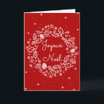 Fröhliche Ferienparty Feiertagskarte<br><div class="desc">Mit den Elementen,  die durch die Hand gezogen werden,  hat diese schöne Weihnachtskarte eine mondhaarige Guirische aus Hux,  Kiefernzapfen,  Schneeflocken und Blumenwinter um Ihre fröhliche Weihnachtsgrüße in einer schönen Kursivpolizei.</div>