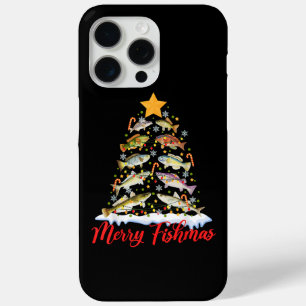 Fröhliche Fisch-Weihnachten Lustige Weihnachtsbaum Case-Mate iPhone Hülle