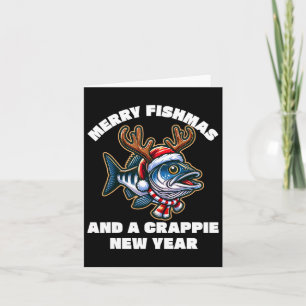 Fröhliche Fisch-Weihnachten und ein Schleien-reich Karte