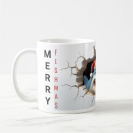 Fröhliche Fischfilet-Weihnachten Kaffeetasse