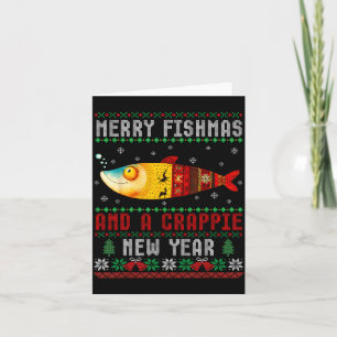Fröhliche Fischmas und ein schrecklich neues Jahr  Karte