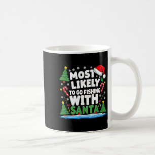 Fröhliche Fischweihnacht Lustiger Fisch Weihnachts Kaffeetasse