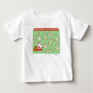 Fröhliche Fitness Rentiere von Sandra Boynton Baby T-shirt