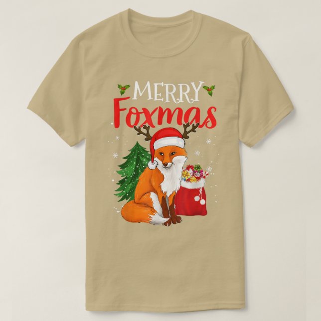 Fröhliche Fomas für den Weihnachtsbaum Funny Anima T-Shirt (Design vorne)