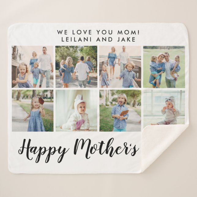 Fröhliche Fotomaterial der Mutter Sherpadecke (Vorderseite (Horizontal))